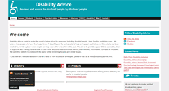 Desktop Screenshot of disability-advice.info